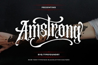 The Amstrong Font: Modern Design and Creative Applications