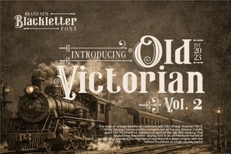 Old Victorian Vol 2: Creative Font Uses