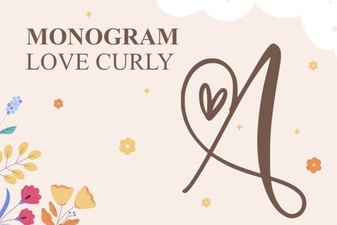 Playful Monogram Font Ideas for Personal Projects