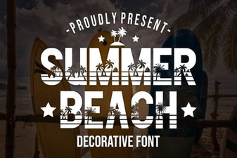 Fresh Summer Beach Fonts for Your Designs