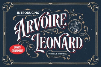 Leonard Arvoire Font for Creative Projects