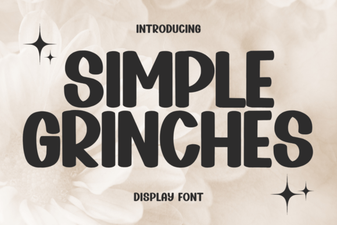 Simple Grinch Fonts for Festive Designs
