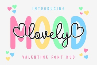 Lovely Mood Duo Font: a Designer's Creative Toolkit