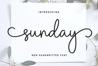 Sunday Fonts for Inspiring Design Projects