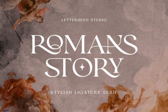 Craft Your Epic Tales with the Romans Story Font